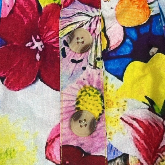 NWT Walter Baker Kylie Puff Sleeve Off the Shoulder Mini Dress Colorful Sz 0 - Picture 10 of 14